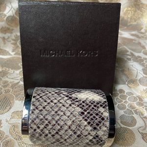 Michael Kors snakeskin cuff